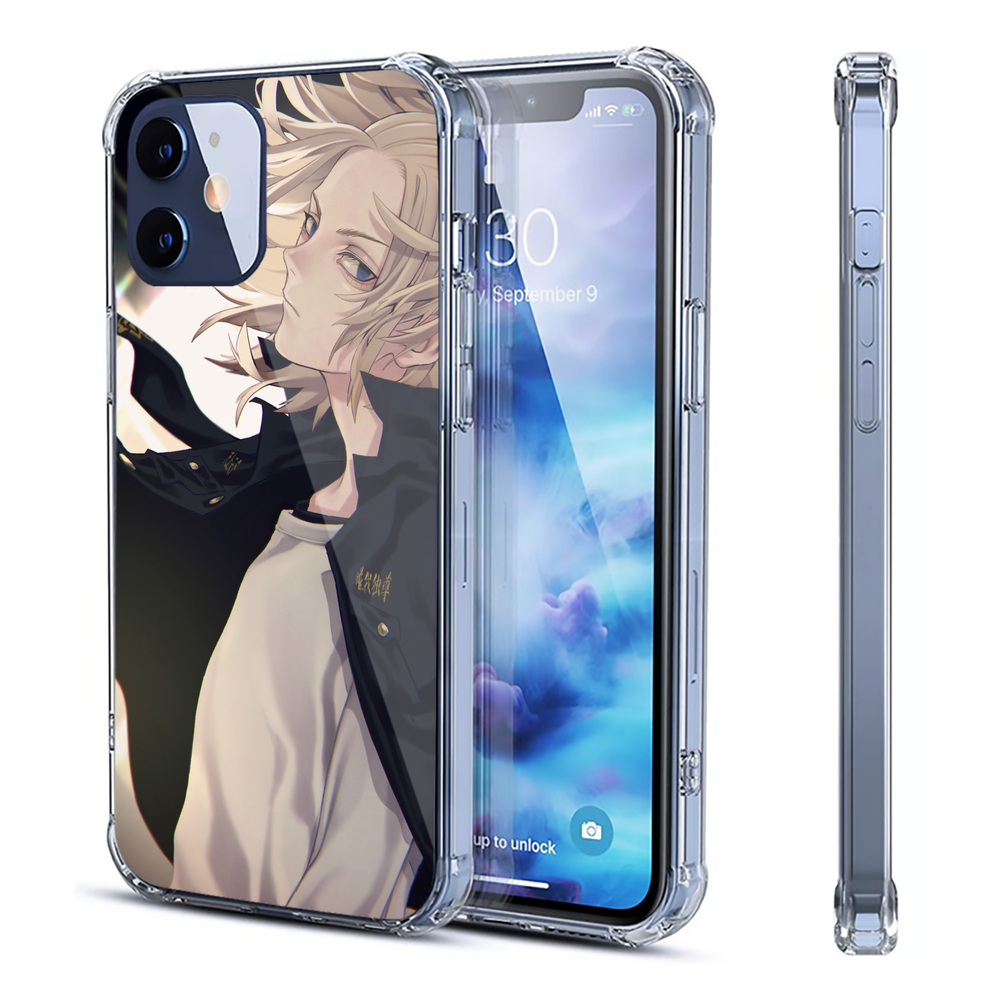 （画像用） 東京リベンジャーズ Tokyo Revengers 【iPhone 12シリーズ対応】透明スマホケース（クリアソフトケース）